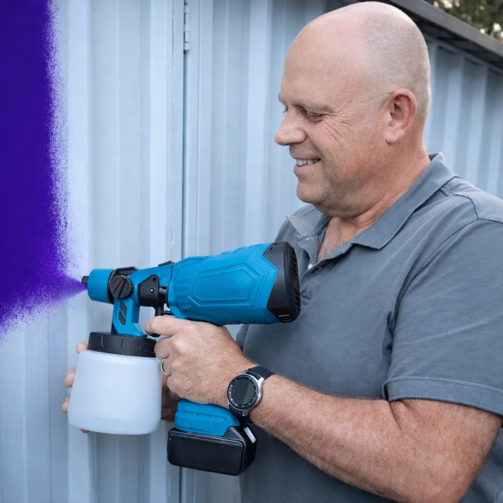 P70 PRO | Pistolet à Peinture Électrique Sans Fil Haute Précision – Pulvérisateur Spray Batterie Rechargeable