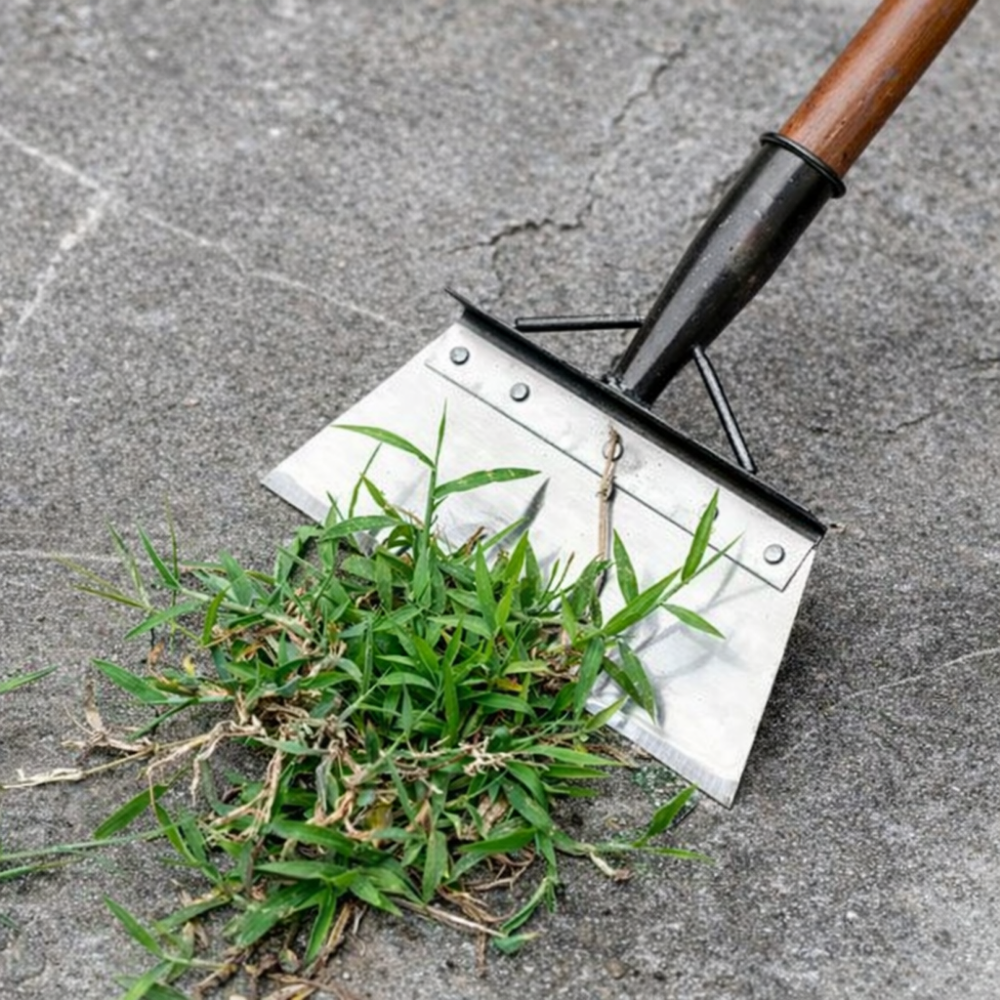 Raclette en Acier Inoxydable Ultra-Résistante | Outil de Désherbage Facile et Nettoyage Extérieur Efficace Professionnel