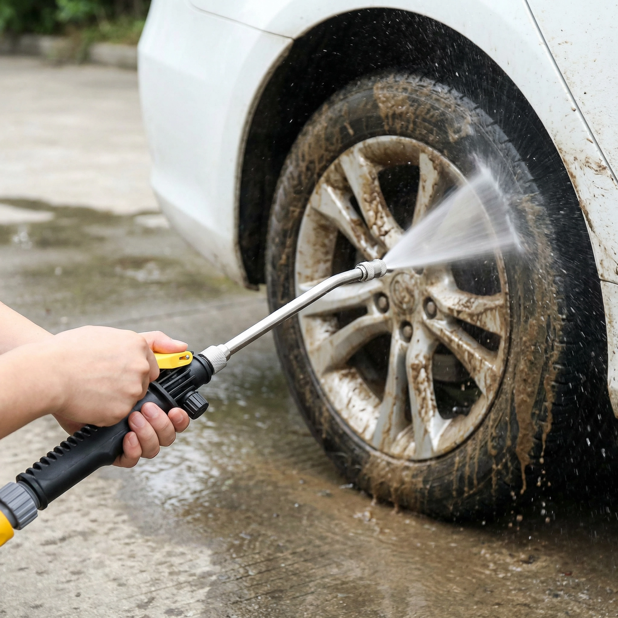 HydroPro | Lance Nettoyeur Haute Pression pour Tuyau d’Arrosage | Pistolet Haute Pression Voiture & Jardin Multifonction