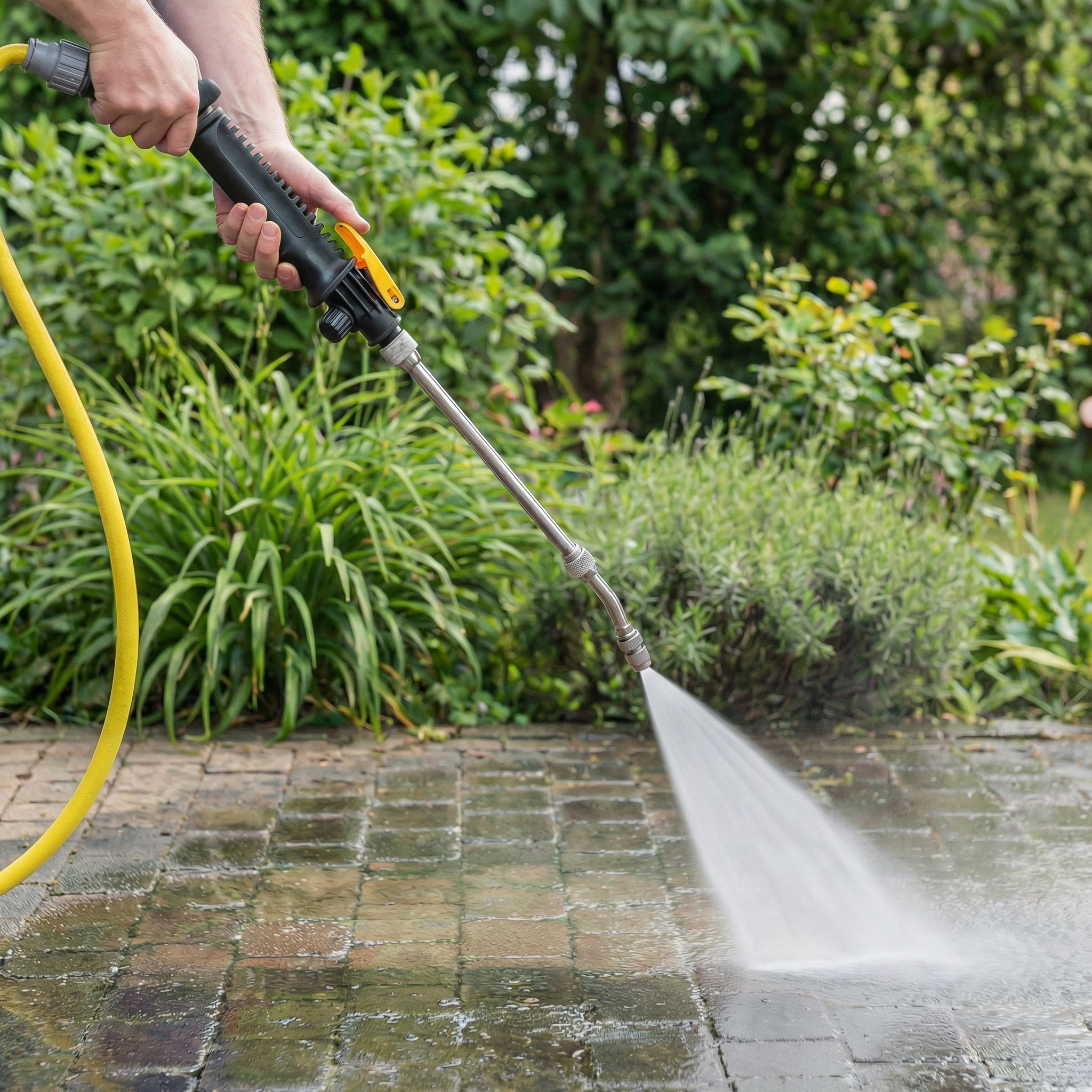 HydroPro | Lance Nettoyeur Haute Pression pour Tuyau d’Arrosage | Pistolet Haute Pression Voiture & Jardin Multifonction