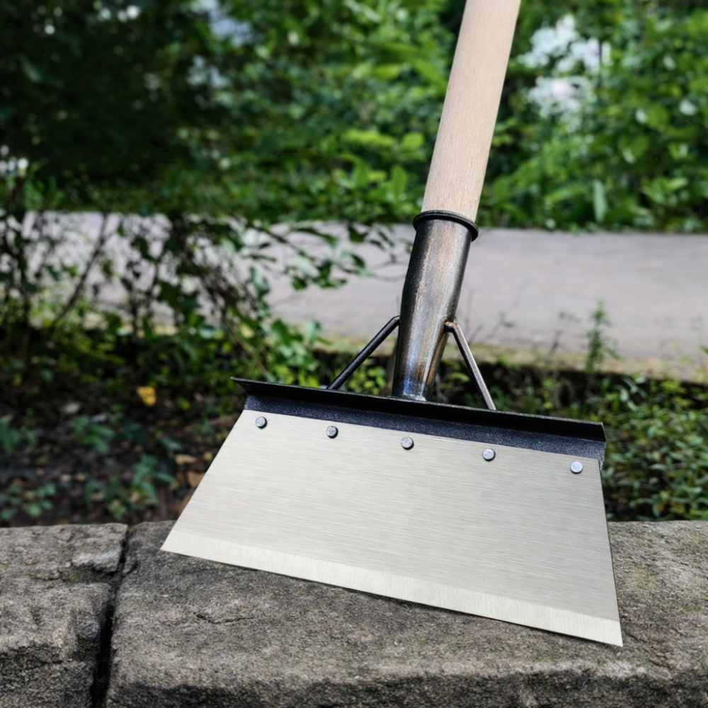 Raclette en Acier Inoxydable Ultra-Résistante | Outil de Désherbage Facile et Nettoyage Extérieur Efficace Professionnel