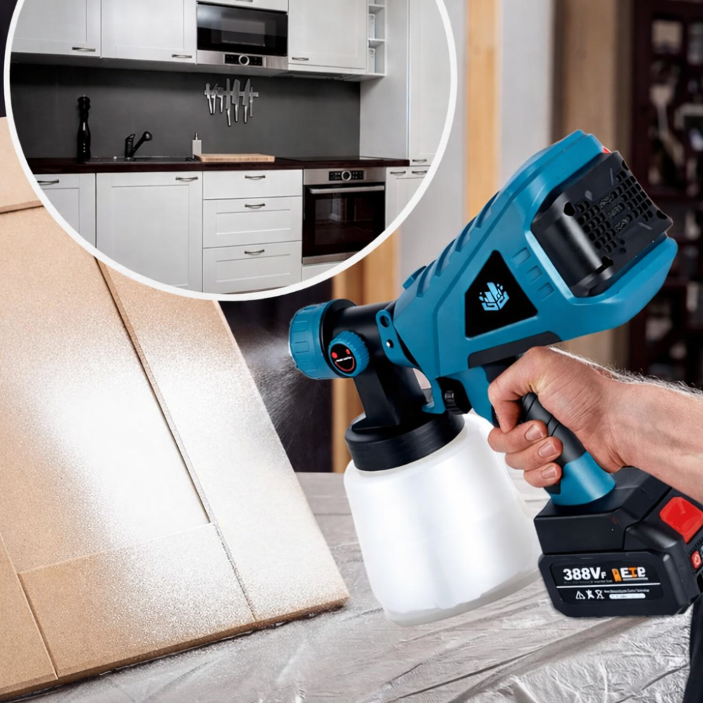 P70 PRO | Pistolet à Peinture Électrique Sans Fil Haute Précision – Pulvérisateur Spray Batterie Rechargeable