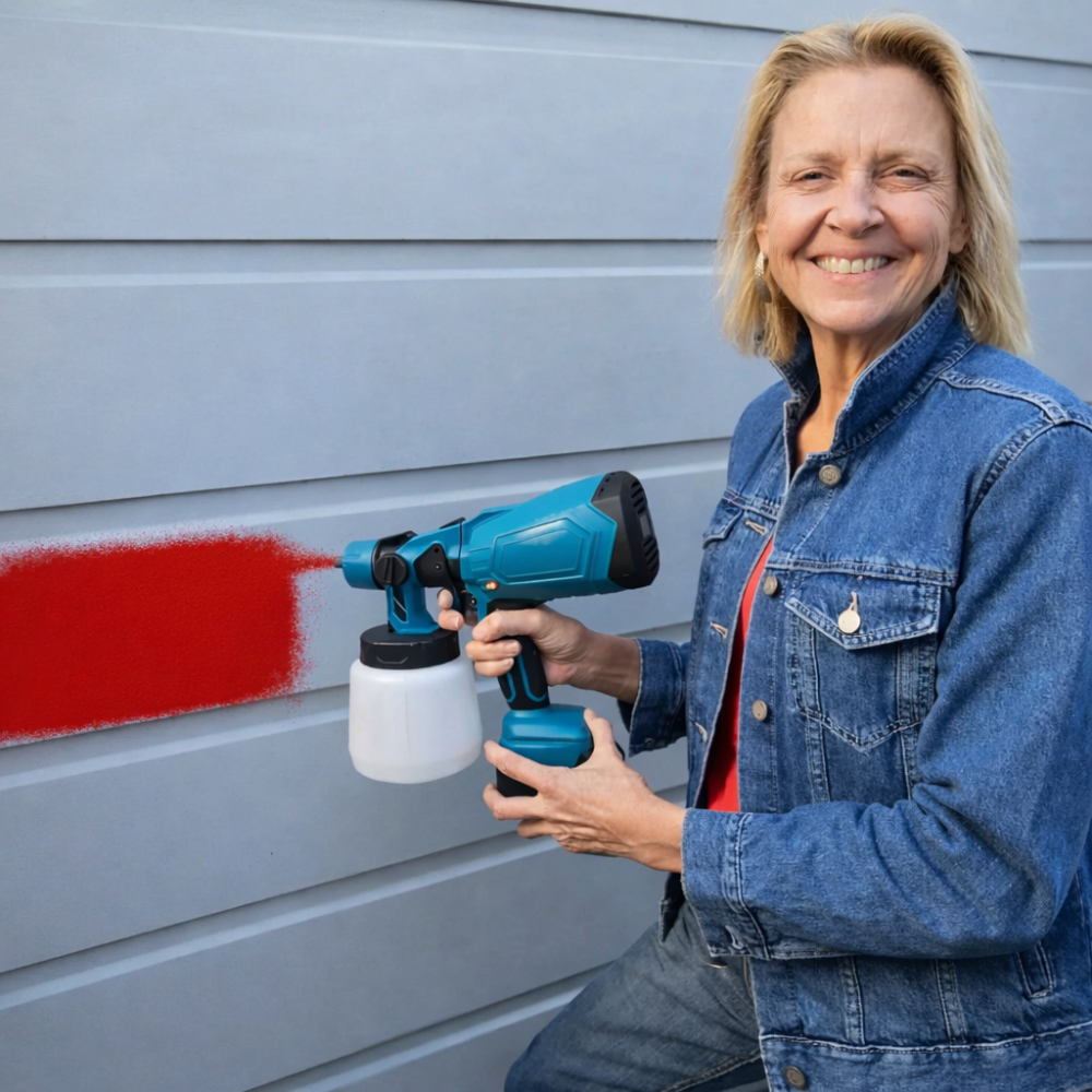 P70 PRO | Pistolet à Peinture Électrique Sans Fil Haute Précision – Pulvérisateur Spray Batterie Rechargeable