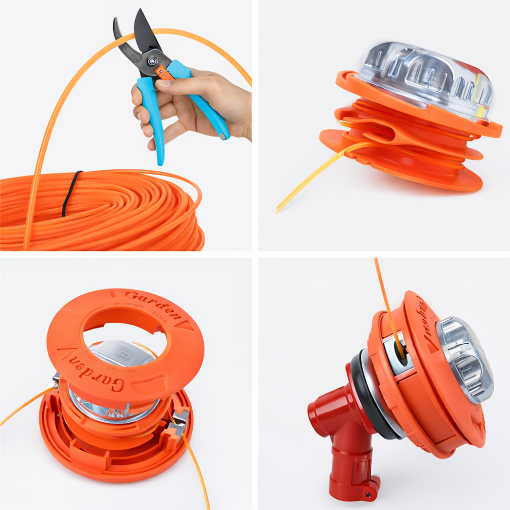 C60 PRO | Tête de Débroussailleuse Ultra-Résistante Universelle M10 x 1,25 Aluminium Renforcé