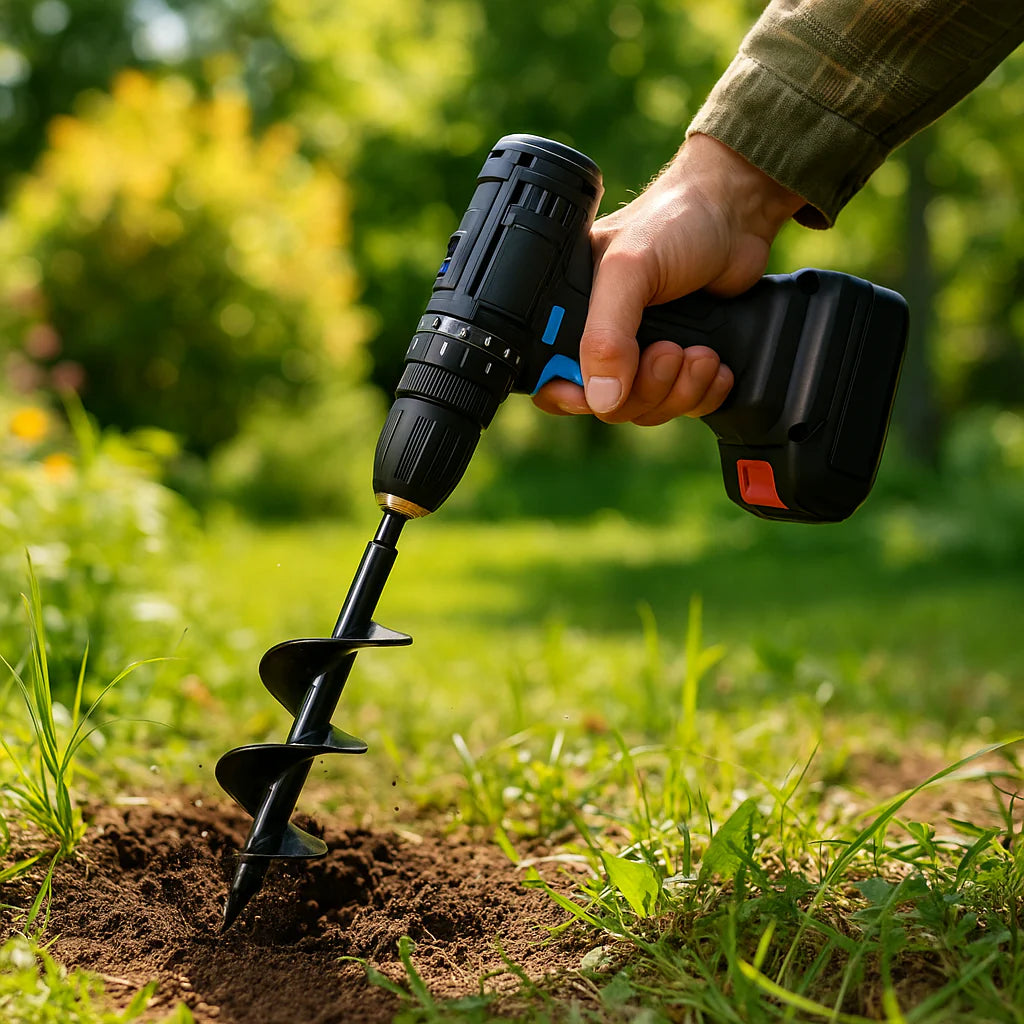 Jardi'PRO | Foret de Terre pour Visseuse Perceuse | Plantation Rapide et Facile