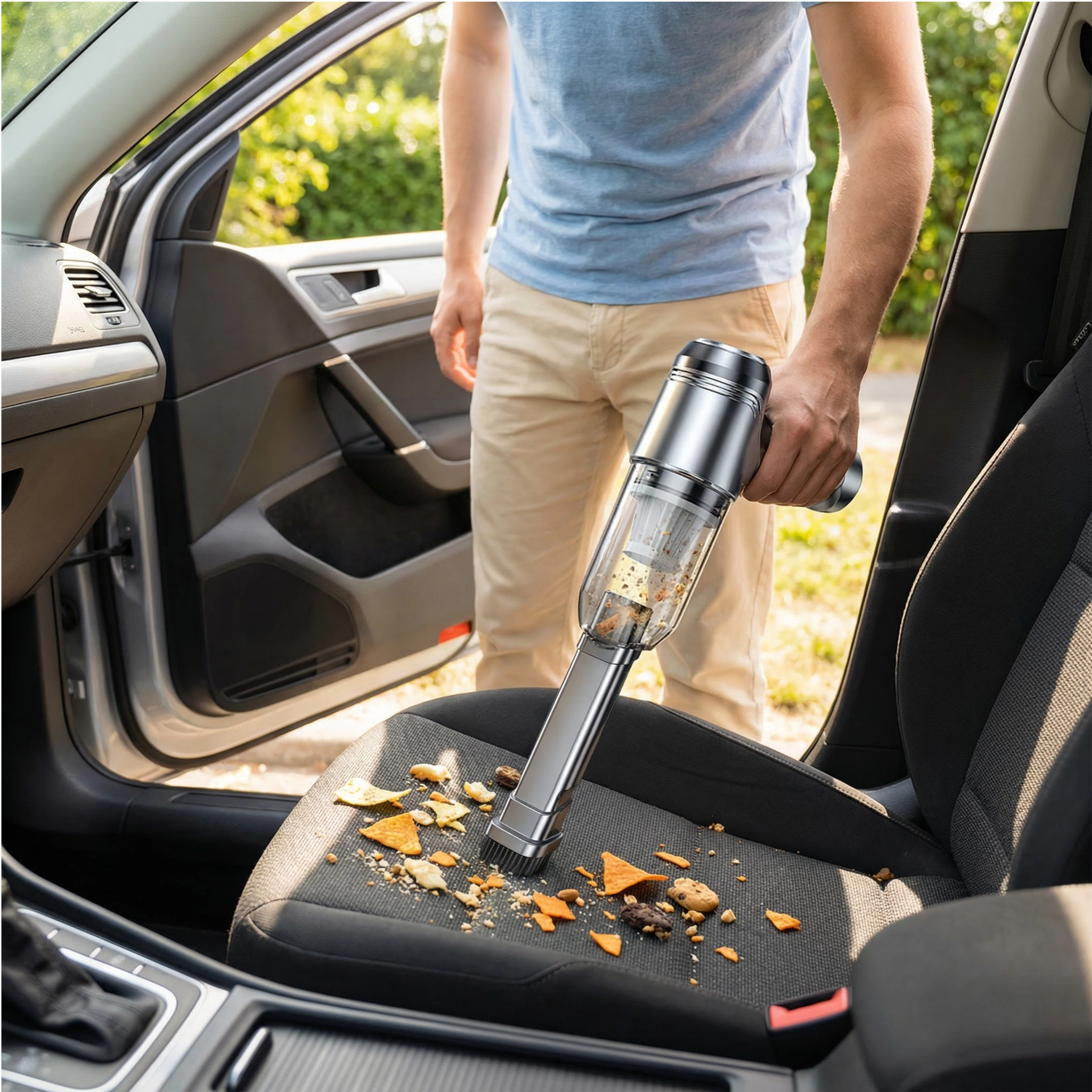 C40 PRO | Aspirateur Voiture Sans Fil Puissant Portable