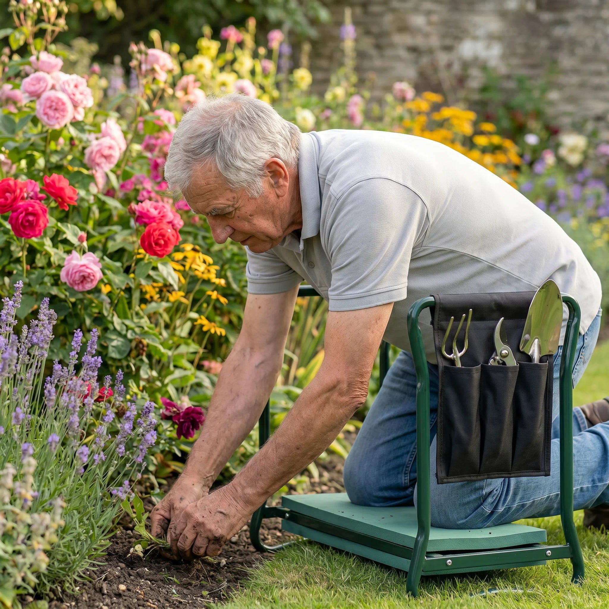 Banc de Jardinage | Travaillez Sans Douleur et Profitez Sans Effort