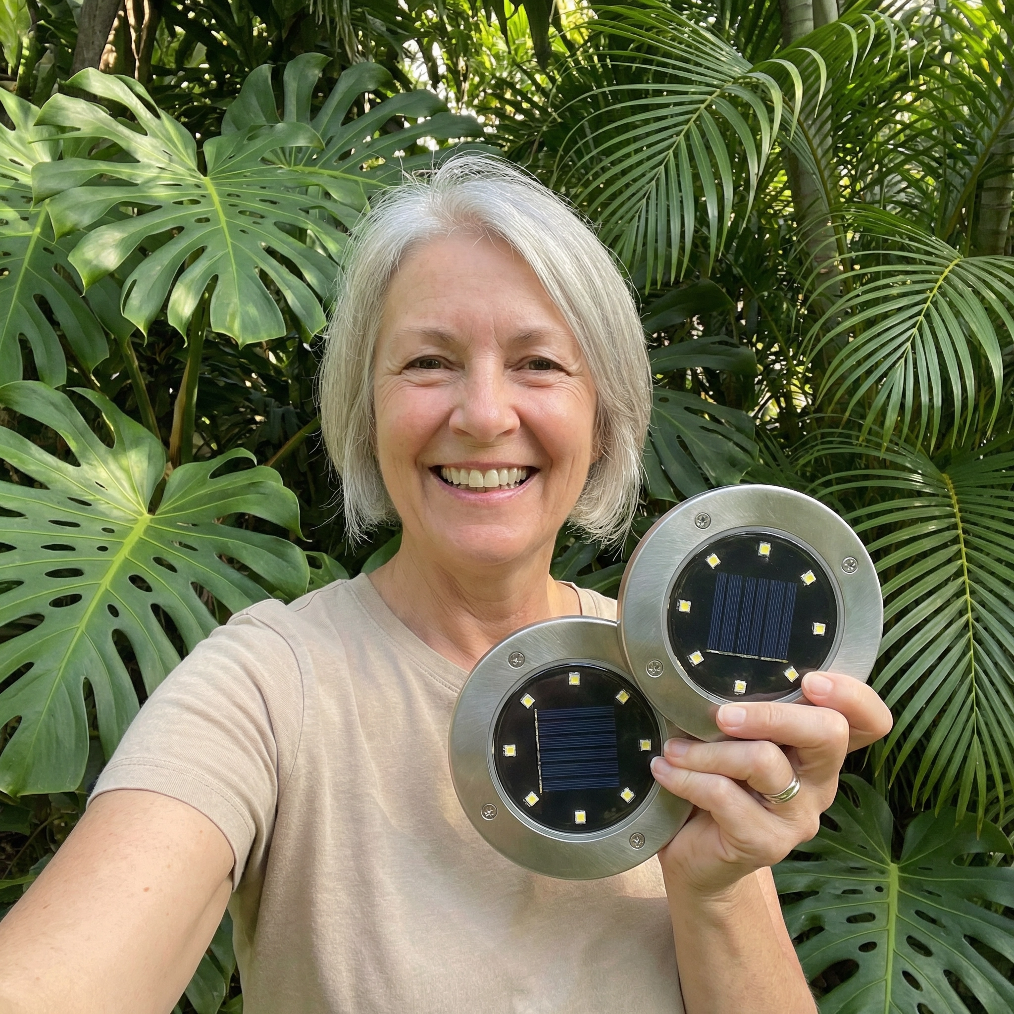 LumaStep | Éclairage solaire extérieur LED pour marches, bordures et allées – lampe encastrable étanche