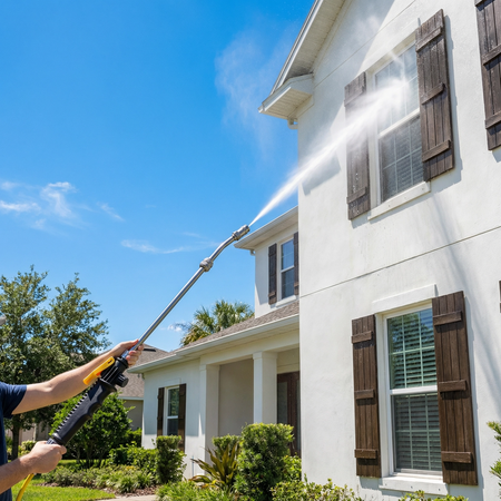 HydroPro | Lance Nettoyeur Haute Pression pour Tuyau d’Arrosage | Pistolet Haute Pression Voiture & Jardin Multifonction