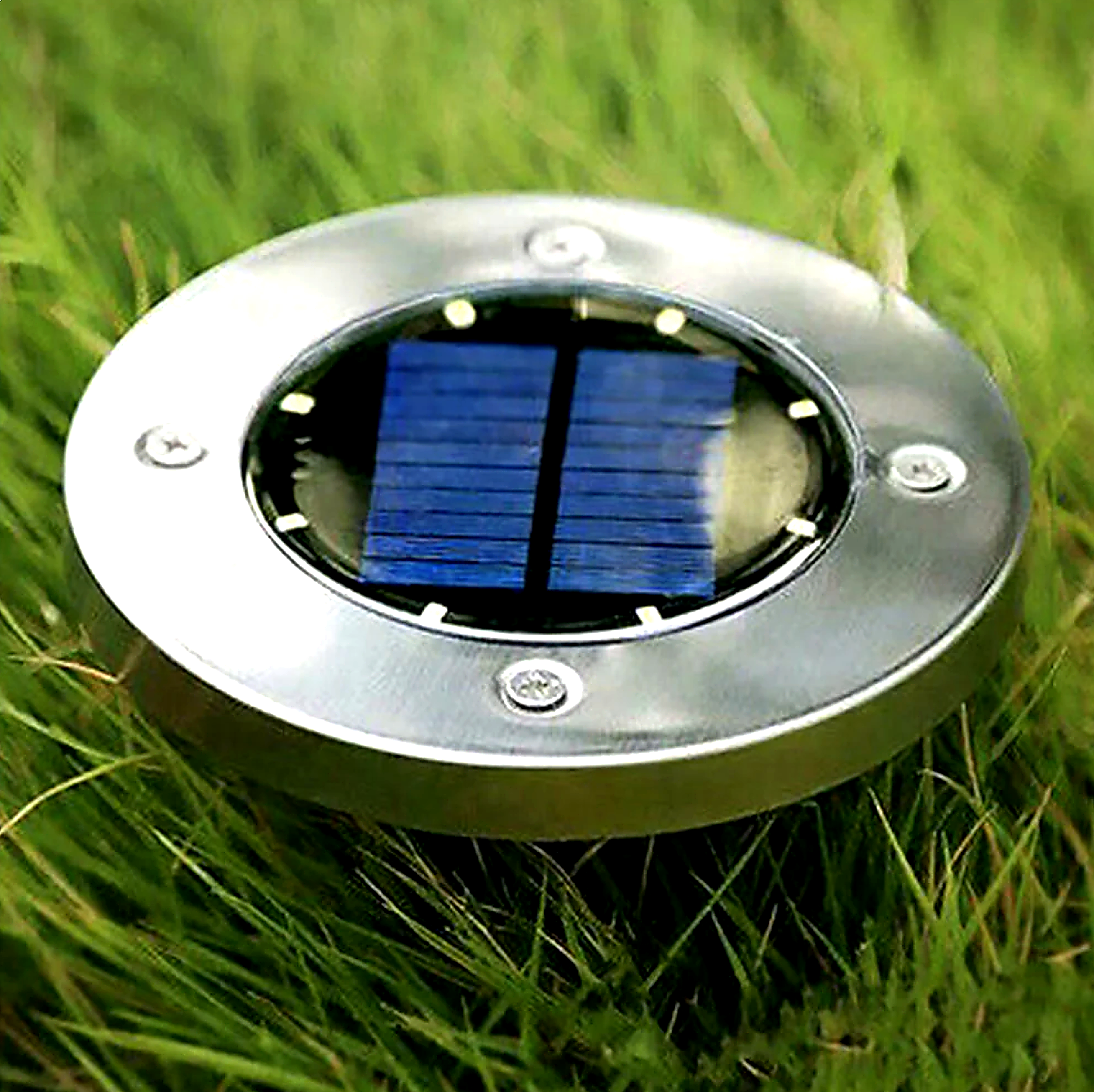 LumaStep | Éclairage solaire extérieur LED pour marches, bordures et allées – lampe encastrable étanche