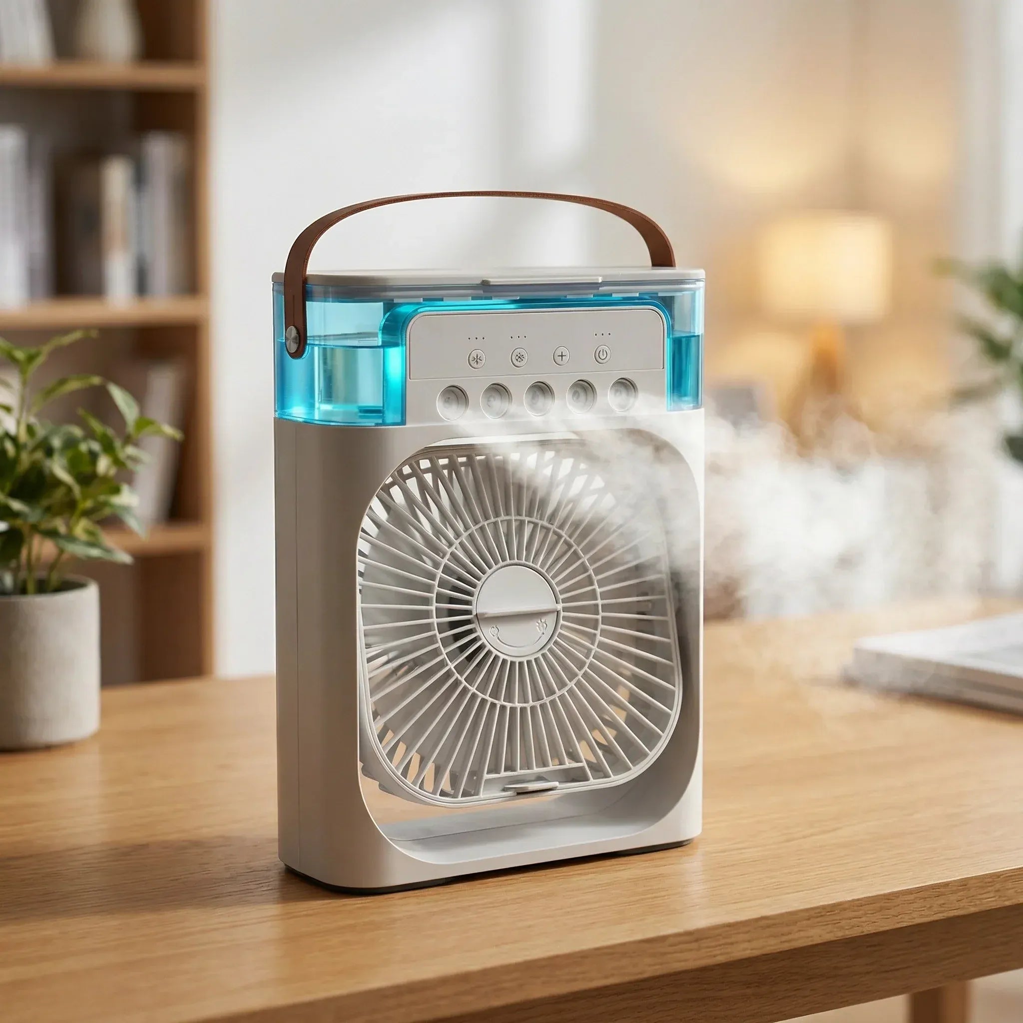 AirPulse | Rafraîchisseur d’Air Portable | Mini Climatiseur Silencieux USB | Ventilateur Humidificateur 3 en 1 Compact