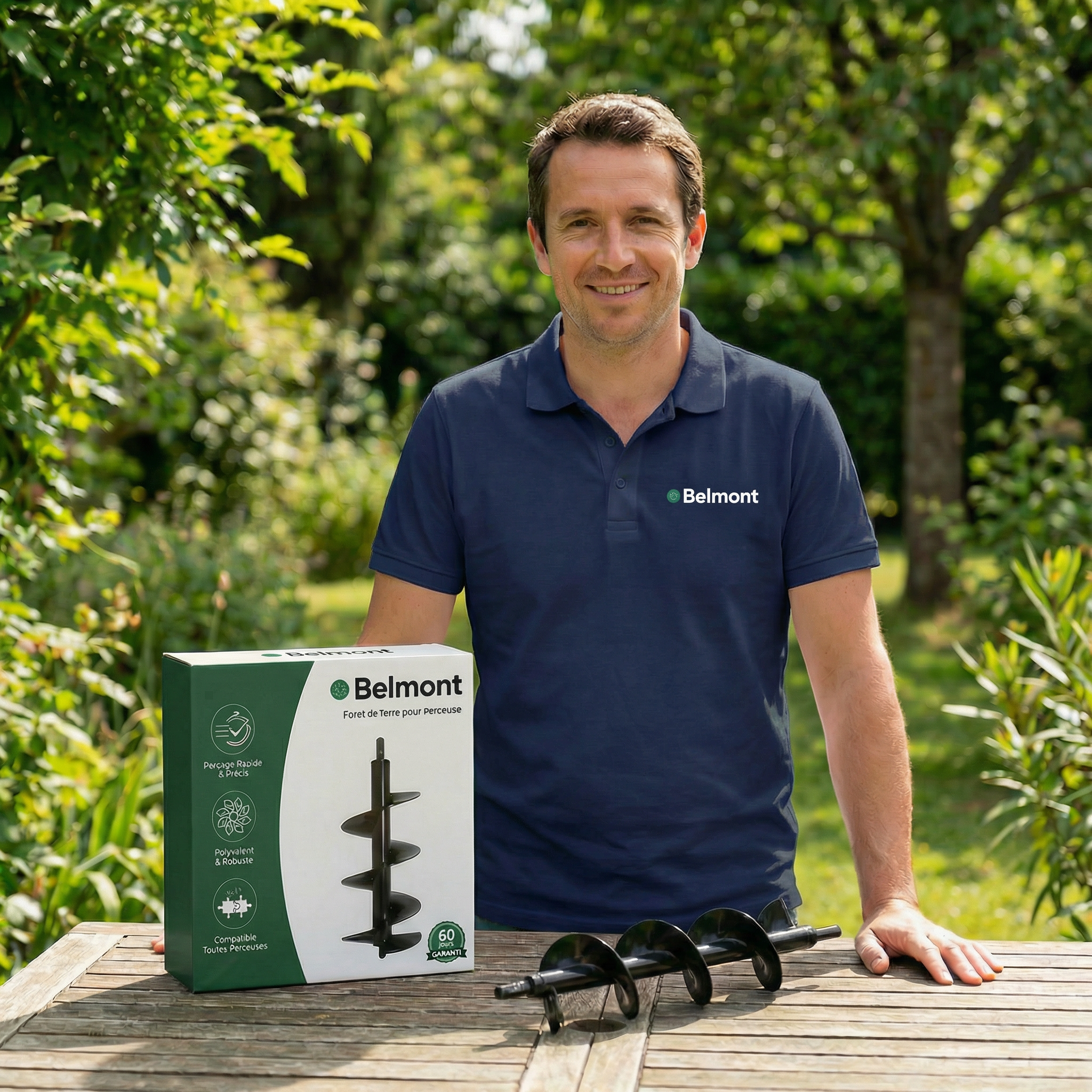 Jardi'PRO | Foret de Terre pour Visseuse Perceuse | Plantation Rapide et Facile